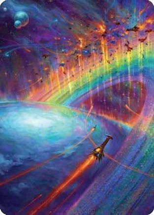 Image of Cascading Cataracts Art Card (43/54) (AAEOE-043) - Art Series: Edge of Eternities