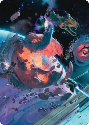 Image of Scavenger Grounds Art Card (47/54) (AAEOE-047) - Art Series: Edge of Eternities