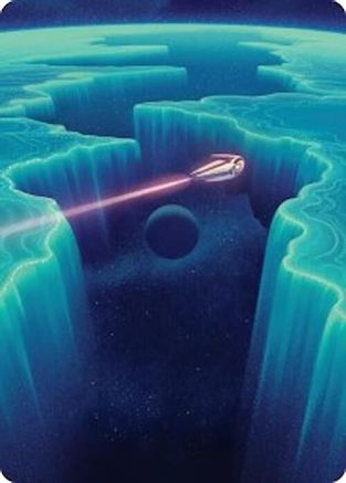 Image of Cascading Cataracts Art Card (50/54) (AAEOE-050) - Art Series: Edge of Eternities