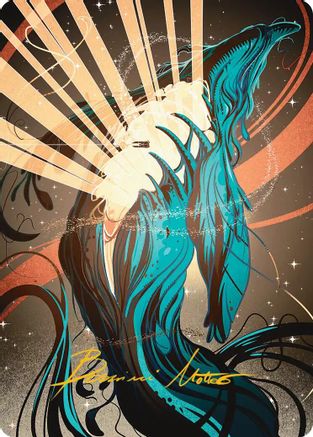Image of Swarmyard Art Card (Gold-Stamped Signature) (AAEOE-054) - Art Series: Edge of Eternities