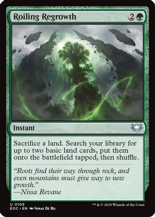 Image of Roiling Regrowth (EOC-105) - Commander: Edge of Eternities