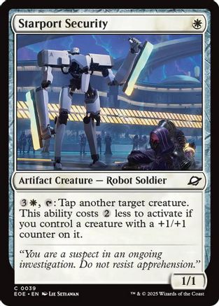 Image of Starport Security (EOE-039) - Edge of Eternities