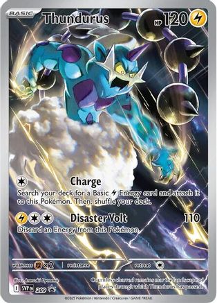 Image of Thundurus 209  - Holofoil SV Scarlet & Violet Promo Cards - Promo