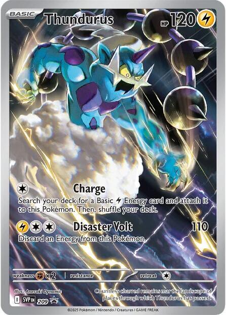 Thundurus - 209 - SV: Scarlet & Violet Promo Cards - Unopened