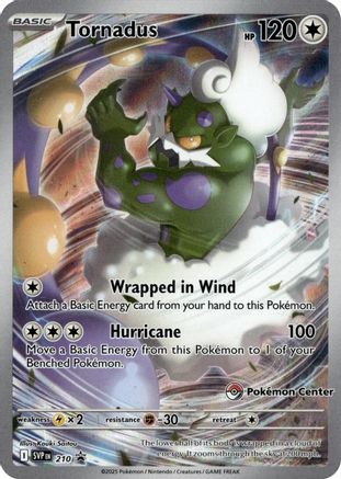 Image of Tornadus (Pokemon Center Exclusive) 210  - Holofoil SV Scarlet & Violet Promo Cards - Promo