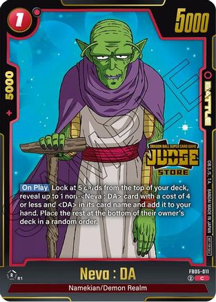 Image of Neva : DA (Judge Pack (Store Judge) 04) (FB05-011) - Tournament and Championship Promos Holofoil