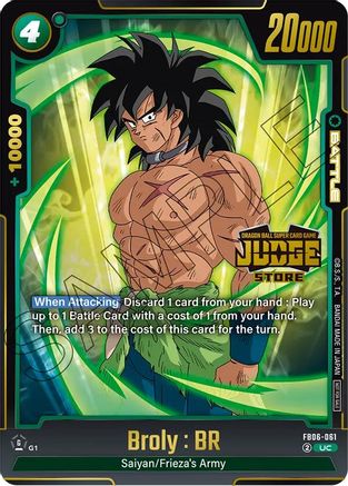 Image of Broly : BR (Judge Pack (Store Judge) 04) (FB06-061) - Tournament and Championship Promos Holofoil