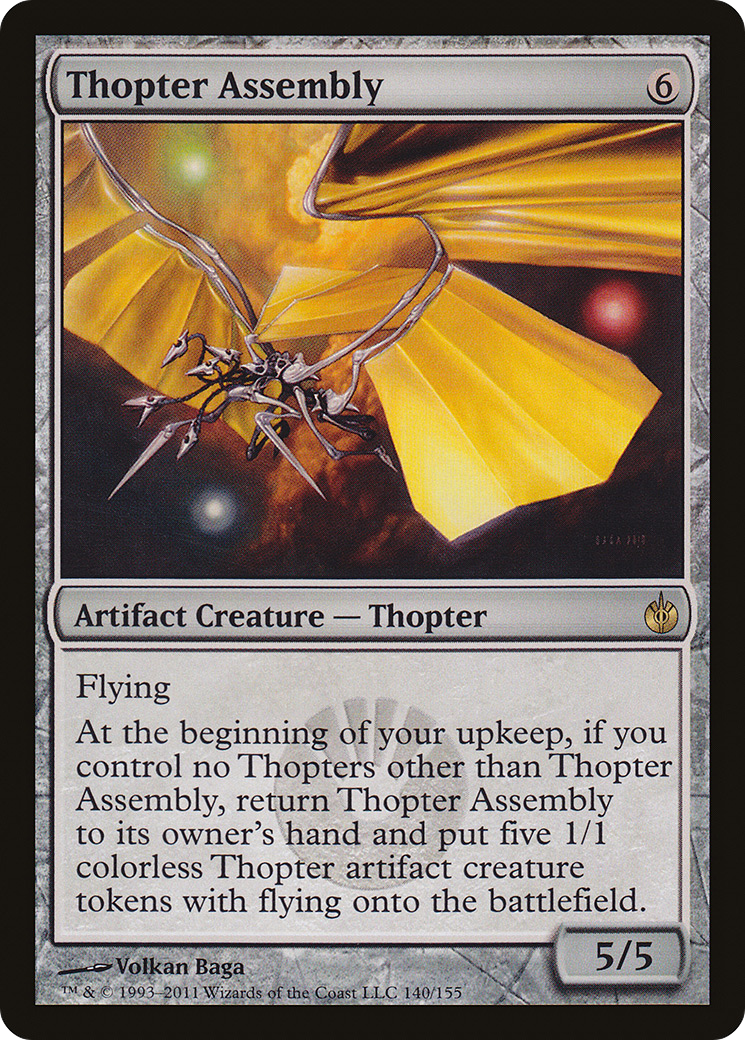 Image of Thopter Assembly (MBS-140) - Mirrodin Besieged