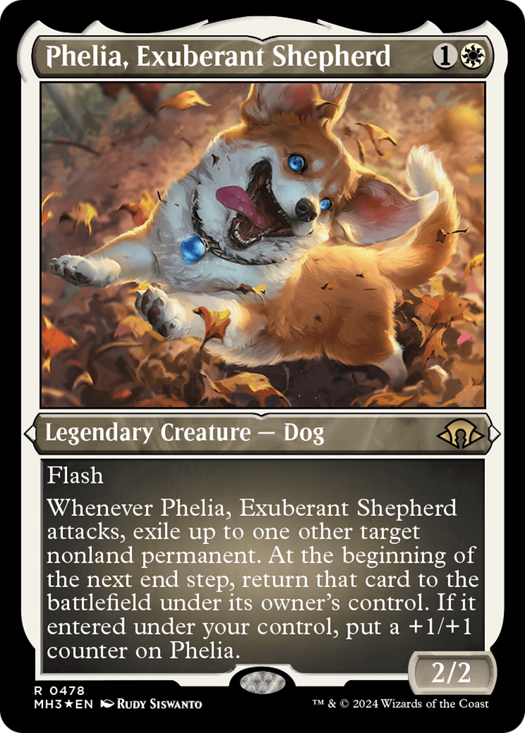 Image of Phelia, Exuberant Shepherd (Foil Etched) (MH3-478) - Modern Horizons 3 Foil