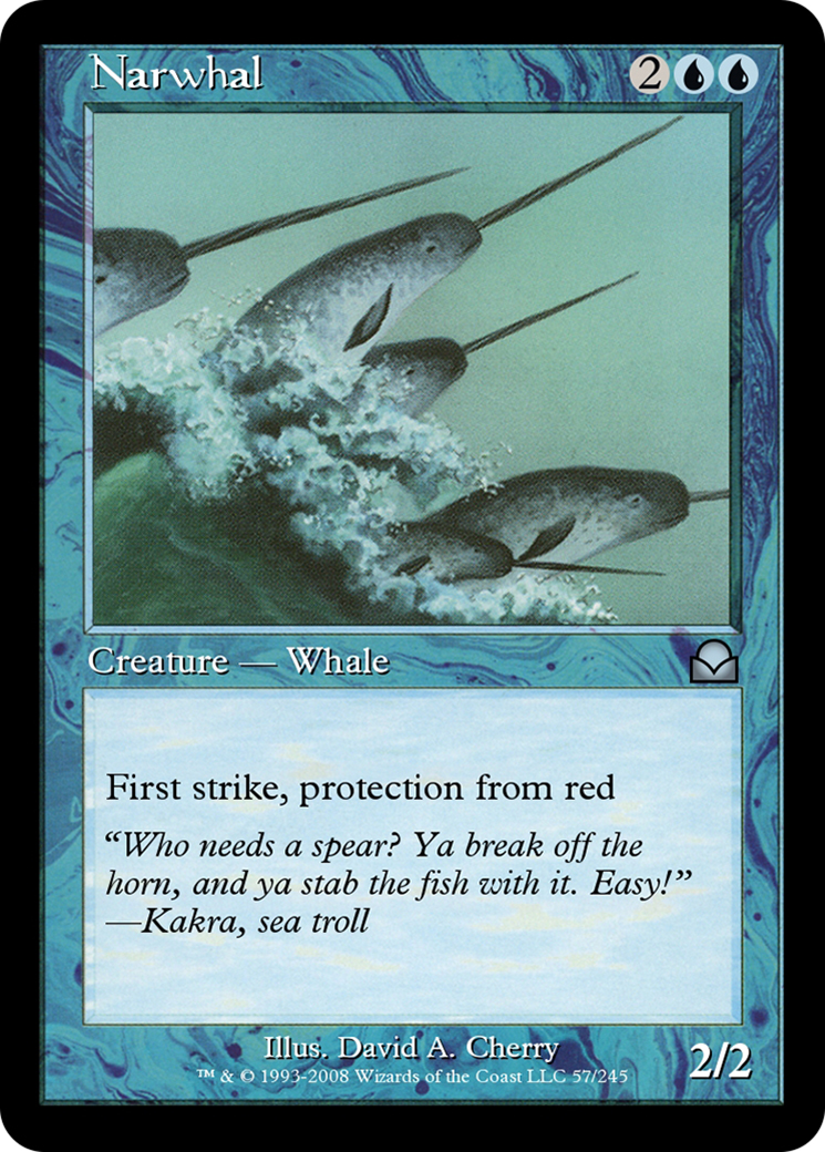Image of Narwhal (ME2-057) - Masters Edition II Foil
