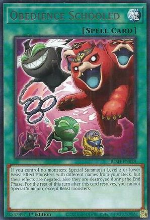 Image of Obedience Schooled (JUSH-EN029) - Justice Hunters 1st Edition