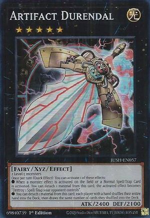 Image of Artifact Durendal (Super Rare) (JUSH-EN057) - Justice Hunters 1st Edition