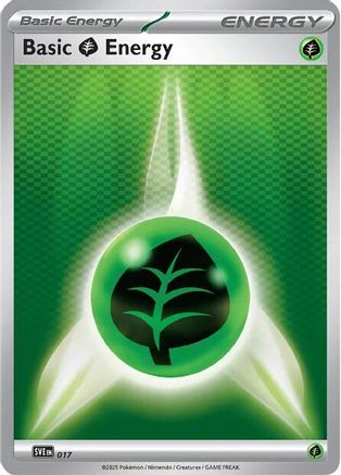 Image of Basic Grass Energy 017  SVE Scarlet & Violet Energies - Common