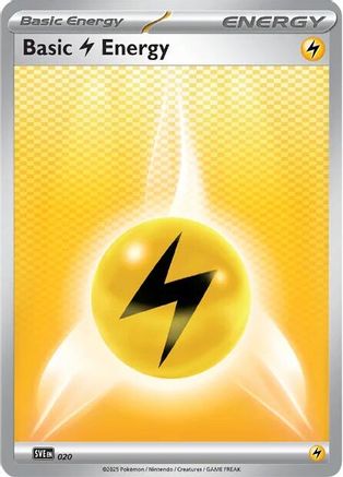 Image of Basic Lightning Energy 020  SVE Scarlet & Violet Energies - Common