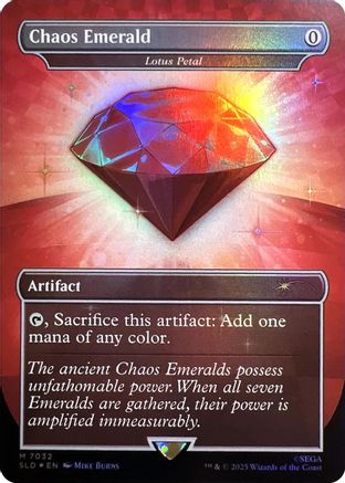 Image of Chaos Emerald - Lotus Petal (7032) (SLD-7032) - Secret Lair Drop Series Foil