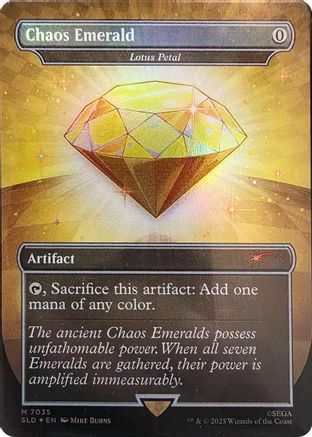Image of Chaos Emerald - Lotus Petal (7035) (SLD-7035) - Secret Lair Drop Series Foil