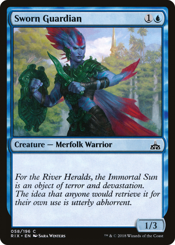 Image of Sworn Guardian (RIX-058) - Rivals of Ixalan