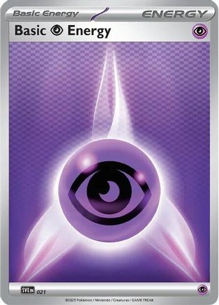 Image of Basic Psychic Energy 021  SVE Scarlet & Violet Energies - Common