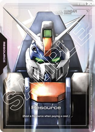 Image of Resource (R-007) (C+) (R-007) - Newtype Rising Holofoil