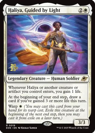 Image of Haliya, Guided by Light (PRE-019) - Prerelease Cards Foil