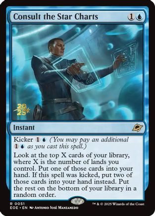 Image of Consult the Star Charts (PRE-051) - Prerelease Cards Foil