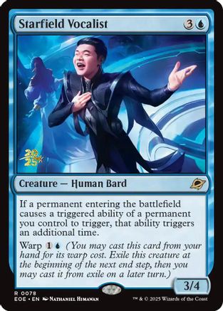 Image of Starfield Vocalist (PRE-078) - Prerelease Cards Foil
