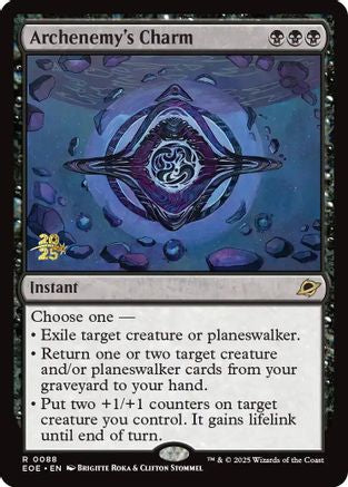 Image of Archenemy's Charm (PRE-088) - Prerelease Cards Foil