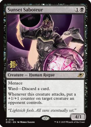 Image of Sunset Saboteur (PRE-116) - Prerelease Cards Foil