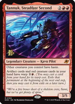 Image of Tannuk, Steadfast Second (PRE-162) - Prerelease Cards Foil