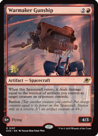 Image of Warmaker Gunship (PRE-167) - Prerelease Cards Foil