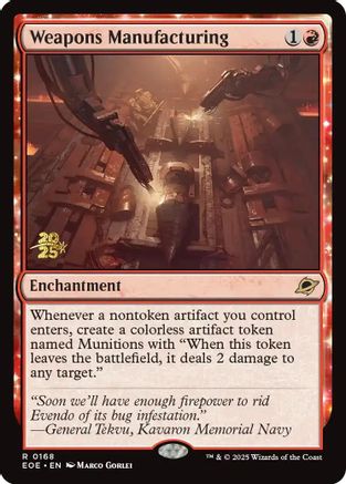 Image of Weapons Manufacturing (PRE-168) - Prerelease Cards Foil