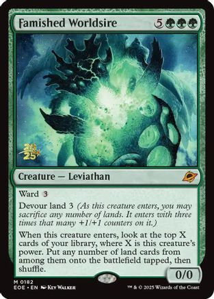 Image of Famished Worldsire (PRE-182) - Prerelease Cards Foil
