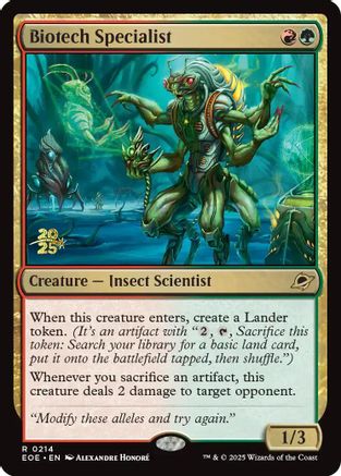 Image of Biotech Specialist (PRE-214) - Prerelease Cards Foil