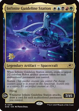Image of Infinite Guideline Station (PRE-219) - Prerelease Cards Foil