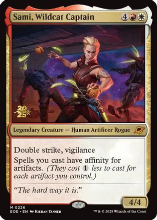 Image of Sami, Wildcat Captain (PRE-226) - Prerelease Cards Foil