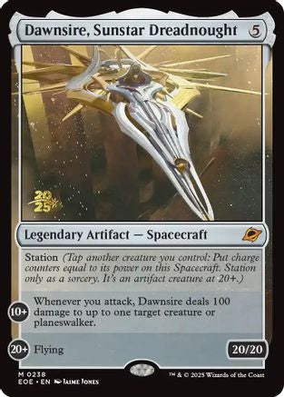Image of Dawnsire, Sunstar Dreadnought (PRE-238) - Prerelease Cards Foil