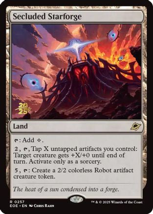 Image of Secluded Starforge (PRE-257) - Prerelease Cards Foil