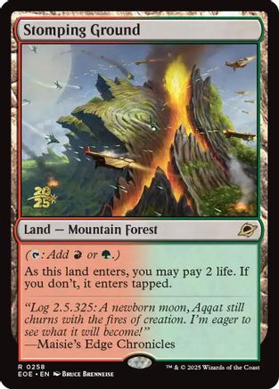 Image of Stomping Ground (PRE-258) - Prerelease Cards Foil