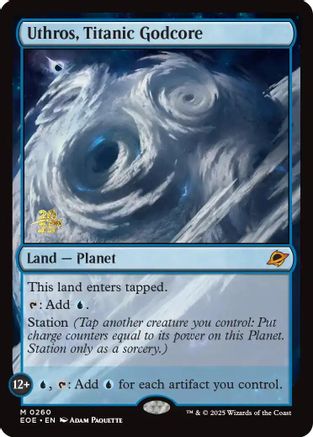 Image of Uthros, Titanic Godcore (PRE-260) - Prerelease Cards Foil