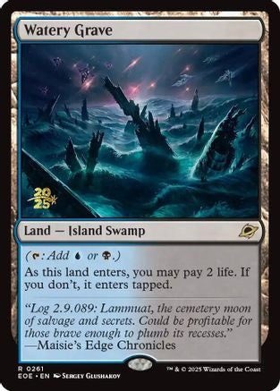 Image of Watery Grave (PRE-261) - Prerelease Cards Foil