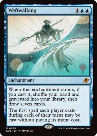 Image of Weftwalking (PPEOE-086) - Promo Pack: Edge of Eternities Foil