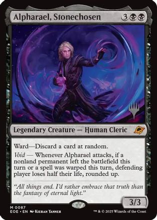 Image of Alpharael, Stonechosen (PPEOE-087) - Promo Pack: Edge of Eternities Foil