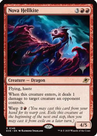 Image of Nova Hellkite (PPEOE-148) - Promo Pack: Edge of Eternities