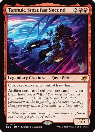 Image of Tannuk, Steadfast Second (PPEOE-162) - Promo Pack: Edge of Eternities