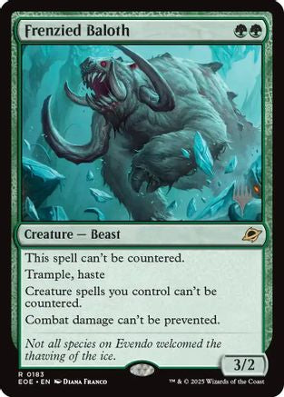 Image of Frenzied Baloth (PPEOE-183) - Promo Pack: Edge of Eternities Foil