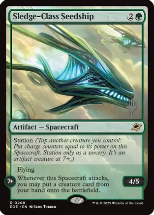 Image of Sledge-Class Seedship (PPEOE-208) - Promo Pack: Edge of Eternities Foil