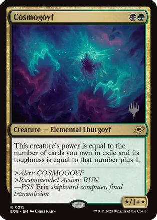 Image of Cosmogoyf (PPEOE-215) - Promo Pack: Edge of Eternities Foil