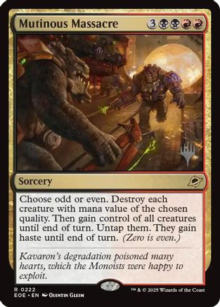 Image of Mutinous Massacre (PPEOE-222) - Promo Pack: Edge of Eternities