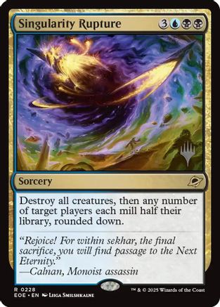 Image of Singularity Rupture (PPEOE-228) - Promo Pack: Edge of Eternities Foil