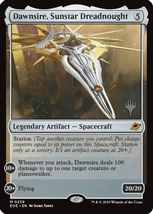 Image of Dawnsire, Sunstar Dreadnought (PPEOE-238) - Promo Pack: Edge of Eternities